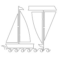 sailboat border 001